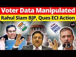 Voter Data Manipulated; Rahul Slam BJP, Ques Action #lawchakra #supremecourtofindia #analysis