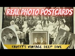 Exploring Real Photo Postcards (RPPC) - how to identify and date them - Trusty's Vintage Deep Dive