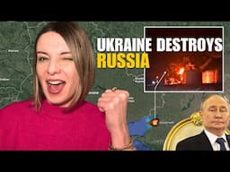 UKRAINE DESTROYS RUSSIA: OIL REFINERIES & TROOPS Vlog 945: War in Ukraine