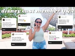 Q & A at disney world || ask a cast member || disney vlogs 2024