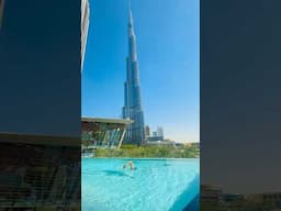 Swimming at the Burj Khalifa