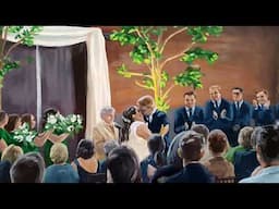 Wedding Painting Process - Quick Time-Lapse Video