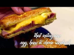 The Instagram Egg, Ham, & Cheese Sandwich