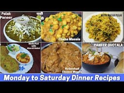 Healthy & Restaurant Style Dinner Recipes | Tasty Dinner Meal Plan | Easy Dinner Meal Recipes