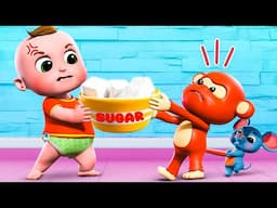 Johny Johny Yes Papa Nursery Rhyme | Part 3 - 3D Animation Rhymes & Songs for Children