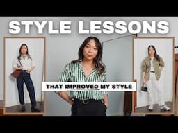 5 Style Lessons I Learnt in 2024 that IMPROVED My Style