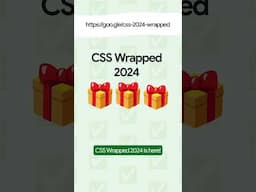 CSS Wrapped 2024