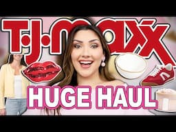 HUGE TJ MAXX HAUL ❤️ valentine's decor, cute clothes, beauty & MORE! #tjmaxx