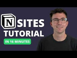 Notion Sites Tutorial for Beginners 2024