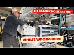 CRANK NO START HOT  FORD 6 0 POWERSTROCK guide to success...