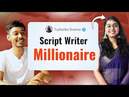 How Tusharika Sharma Earns by Writing Scripts for Celebrities | Her Success Formula Revealed!