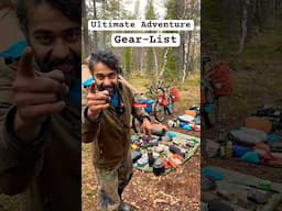 Ultimate Adventure Gear List! #finlandadventure #nomadstrails #bushcraft