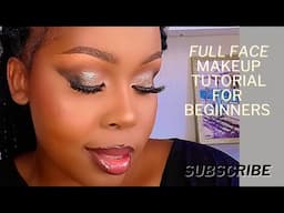 HOW TO DO A FULL GLAM MAKEUP TUTORIAL FOR BEGINNERS!! // VERY DETAILED