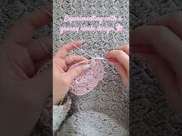 Crochet Granny Circle 🌸 #crochet #easycrochet #shortsyoutube #handmade #diy