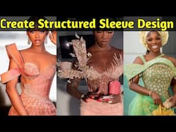 How to Make Structured Sleeve Design with Boning and Peplum Stay | Structural Sleeve with HairStay