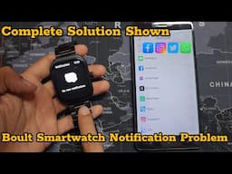 Boult Smartwatch Notification Alerts Settings | How to Set Notification Alerts in Watch🔥🔥