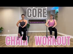 14 Minutes Chair Workout for Strong Core || Abs, Obliques, Hip Flexors, Back & Feel Good Stretch