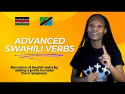 Swahili Grammar: Swahili Verbs that change meaning when you change the prefix #swahiliverbs