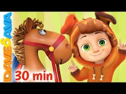 🤭 Alice the Camel and More Nursery Rhymes | Brother John | Baby Songs by Dave and Ava 🤭