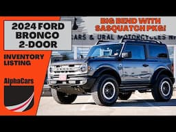 2024 Ford Bronco Big Bend 2-Door Overview | Only 4K Miles!