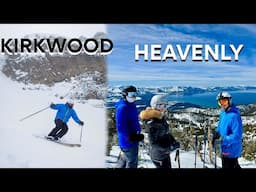 SKIING IN LAKE TAHOE CALIFORNIA - HEAVENLY VS KIRKWOOD