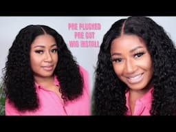 Ready to wear || Glueless || pre cut lace & pre plucked closure wig easy install | Ft. Yolissa Hair