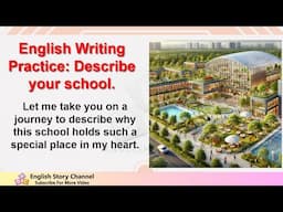 Improve your English skill | English Writing Practice Describe your school.