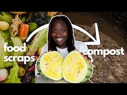 TRANSFORMING food scraps into compost in UNDER 24 Hours! 🤯 feat. @vego_garden