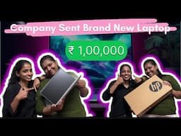 Company Sent Brand New Laptop 💻 || Daily Vlogging Challenge Day 9/10 || #vibevithvidhya