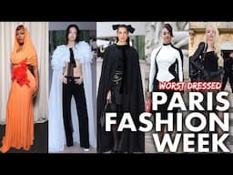 10 WORST DRESSED CELEBRITIES AT PARIS FASHION WEEK 2025! (HAUTE COUTURE)