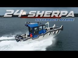 24 Sherpa Landing Craft with 200 HP Mercury Sea Pro Outboards