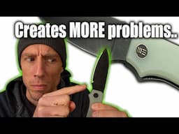 Some Knife Design Issues You Must Know - WE Knives Big Banter Knife Review