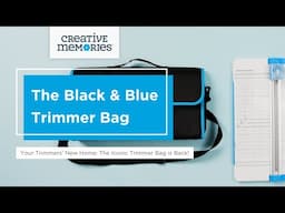 Your Trimmers' New Home: The Iconic Black and Blue Trimmer Bag is Back in a NEW Color Combo!