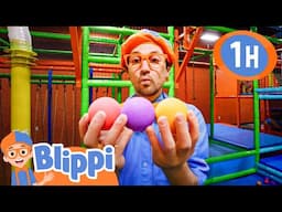 Blippi Visits the Funtastic Playtorium | Blippi | Kids Songs | Moonbug Kids