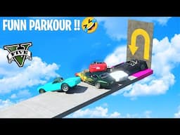 Funnn Parkour Wih Friends !! | Gta 5 Funnny Moments தமிழ் - Black FOX