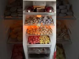 If you’re a macaron lover, you’ll love this fridge full of macarons 😍 #shorts