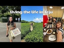 Jeju Vlog 🍊 Osulloc shopping spree, Innisfree cafe, best food I’ve eaten in Korea!