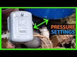 How To Adjust Well Pressure Switch Cut In/Out & Tank Air Pressure for Manual/Auto Pressure Switch