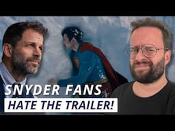 Snyder fans are BIG MAD again