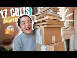 17 colis à ouvrir 📚📚 pour bien démarrer l'année ! 📦✨