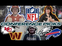 🚨🏈 AFC & NFC CONFERENCE CHAMPIONSHIP PREDICTIONS!!! | NFL 2024 Season