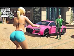 FRANKLIN BUYS TRACEY A AUDI R8 IN GTA 5!!! (GTA 5 Mods)