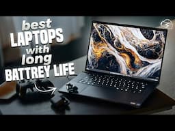 4 Best Long BATTERY LIFE Laptop In 2024!!