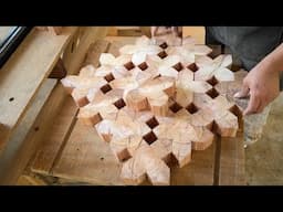 Great Ideas And Designs Of Young Carpenters. Building A Round Table With Beautiful Patterns