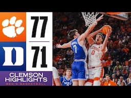 Clemson Men's Basketball || Clemson Downs #2 Duke, 77-71