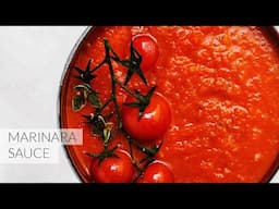 My Favorite Homemade MARINARA SAUCE in 5 Minutes