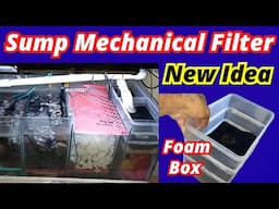 Aquarium Sump Mechanical filtration | Sump Filter Clean | Wash Filter Sponge | umair saeed | Urdu