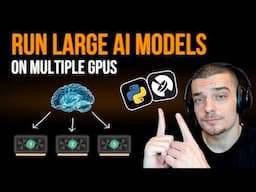 Large AI Models on Multiple Serverless GPUs in Python