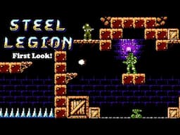 NEW NES GAME! Steel Legion first look!