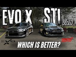 Subaru VAB STI vs Mitsubishi EVOLUTION X.. Which One Is Better??